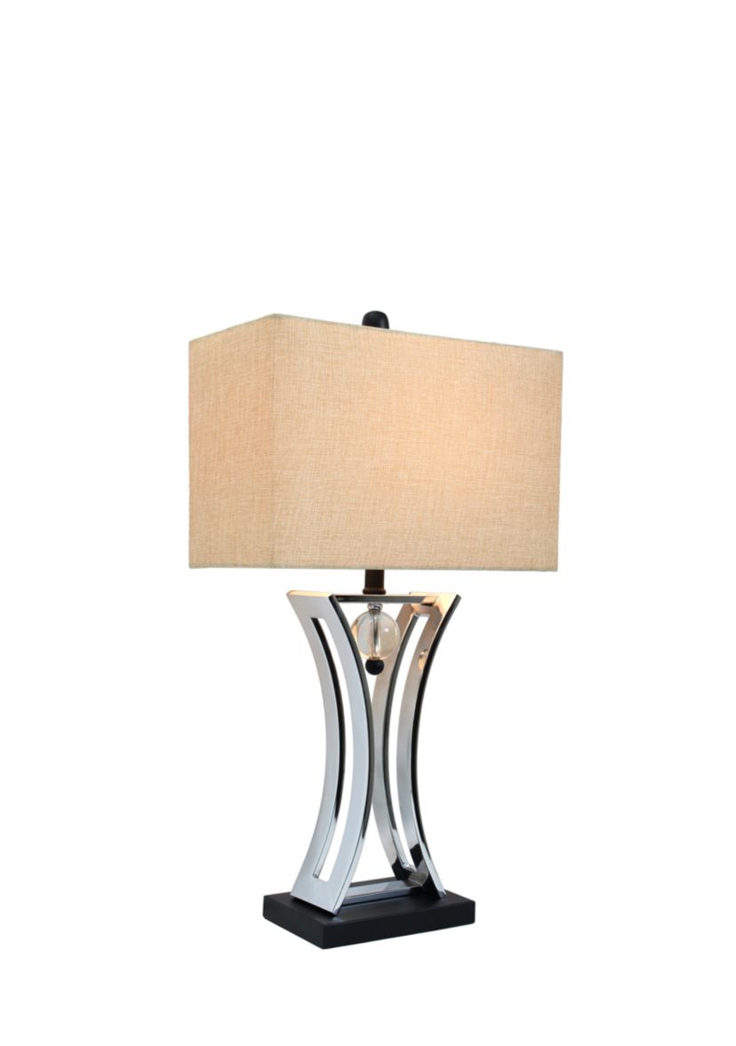 Satin Nickel Regency Executive Business Table Lamp