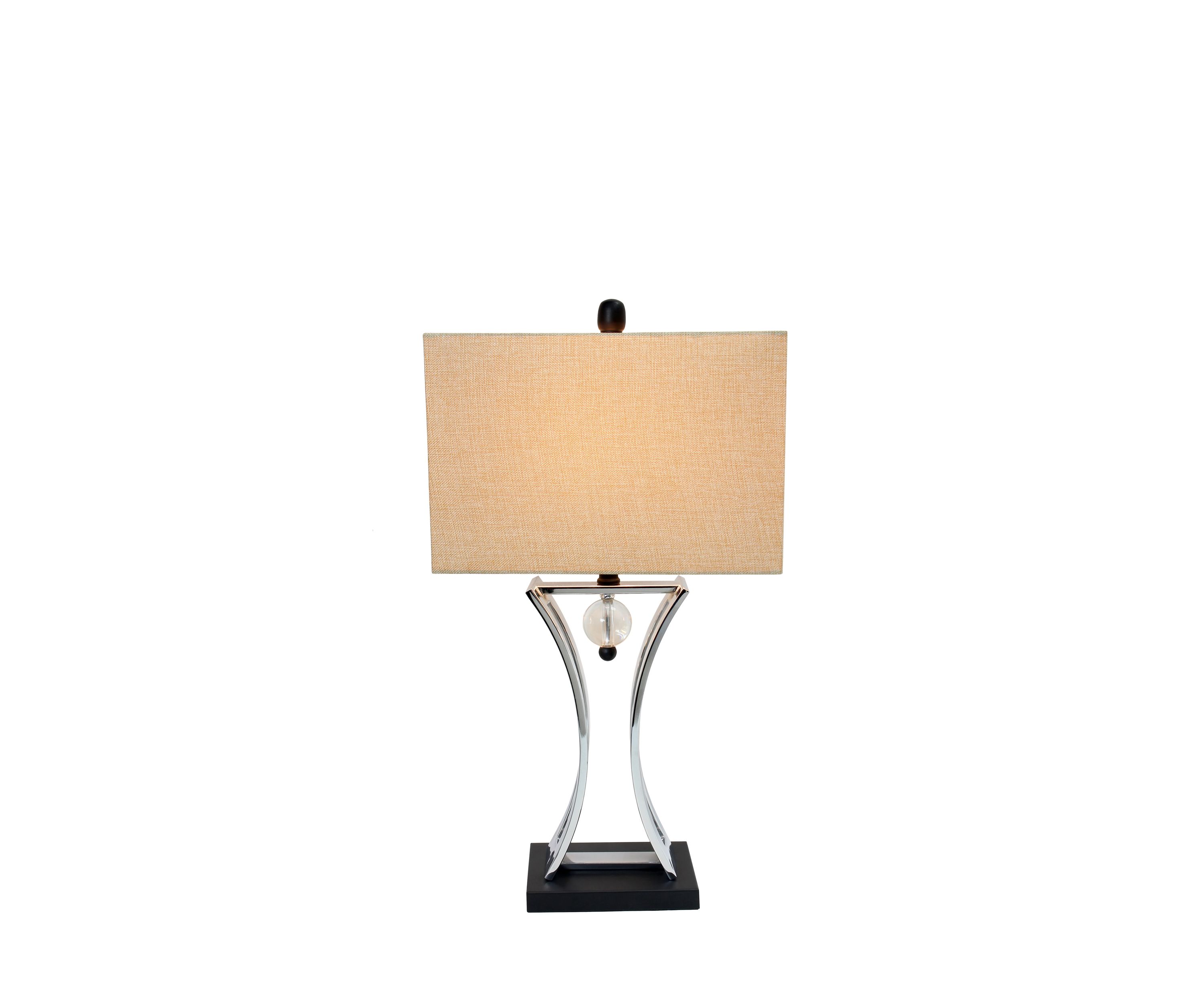 Satin Nickel Regency Executive Business Table Lamp