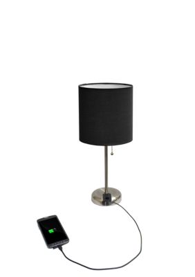 Stick Lamp With Charging Outlet