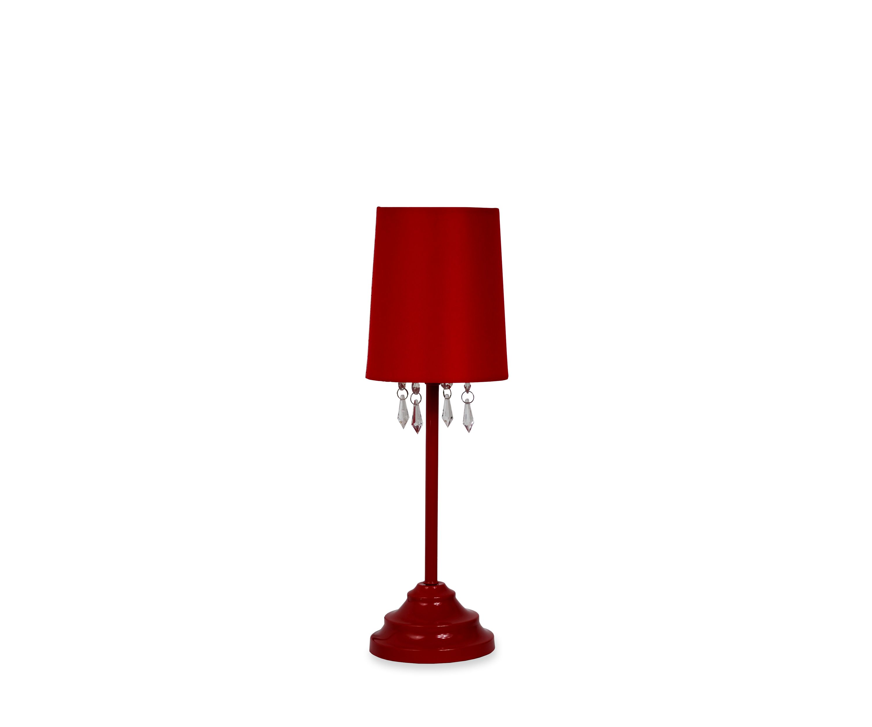 Table Lamp With Hanging Acrylic Beads