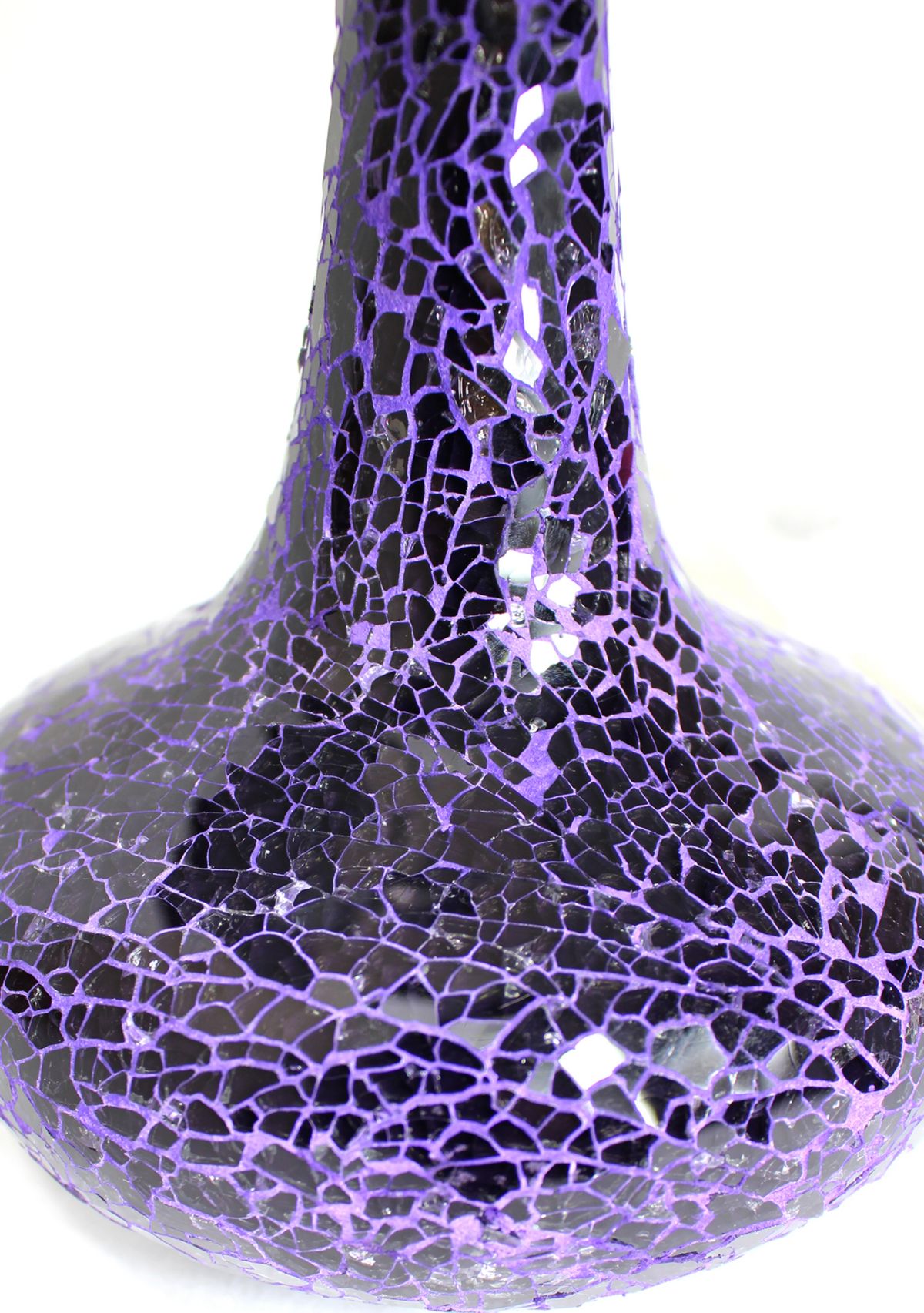 Mosaic Tiled Glass Genie Table Lamp