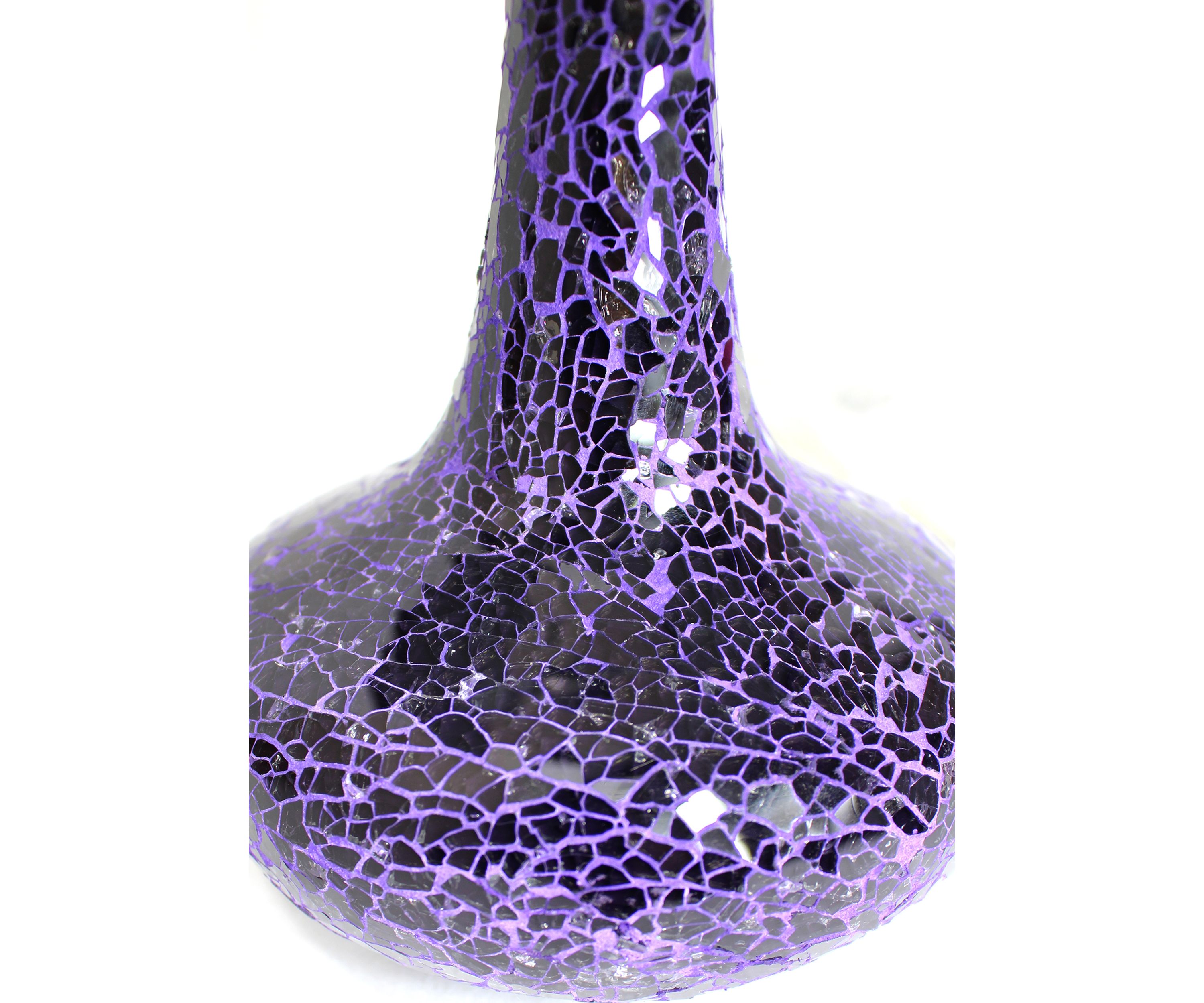 Mosaic Tiled Glass Genie Table Lamp