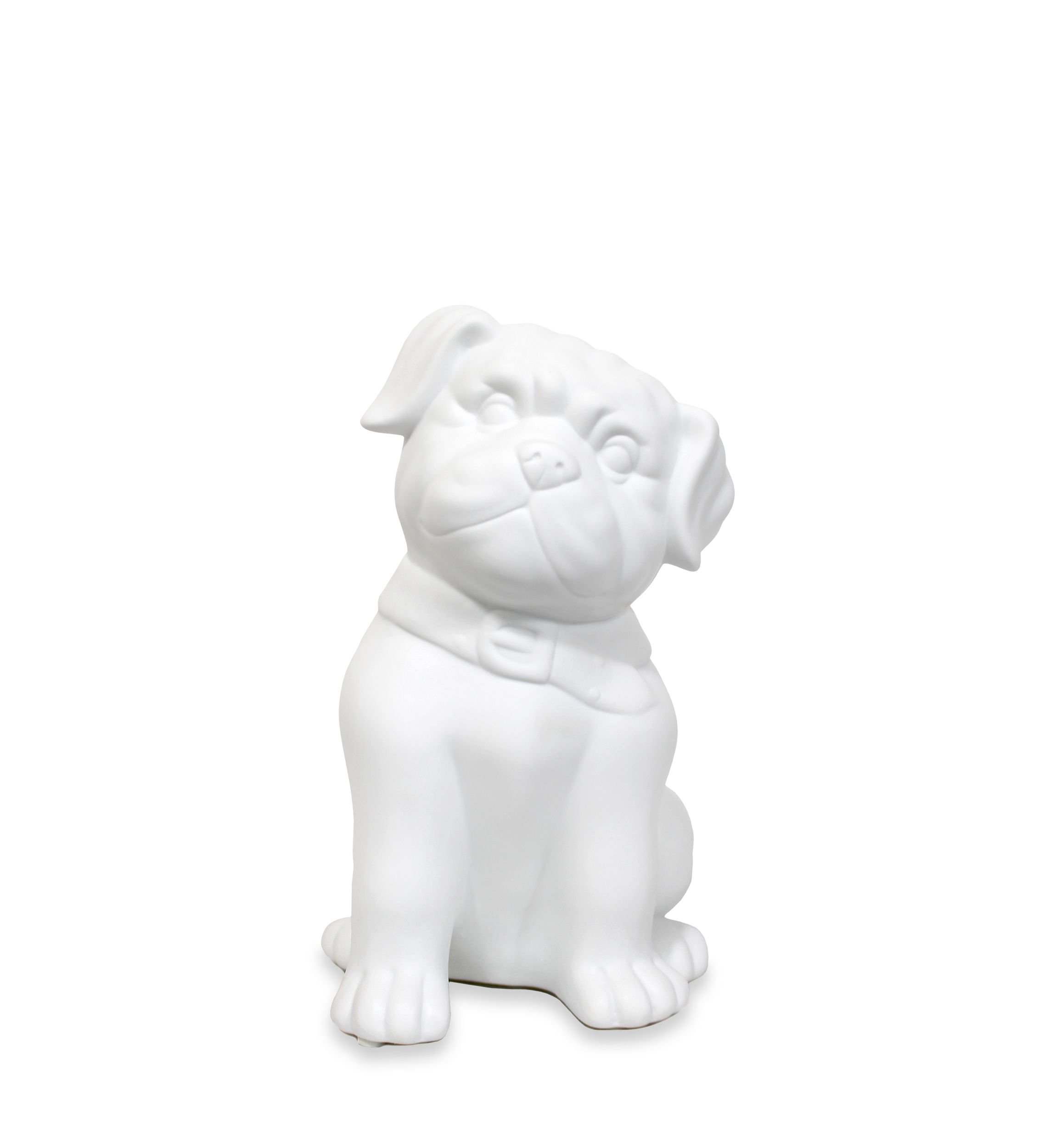 Porcelain Puppy Dog Shaped Table Lamp