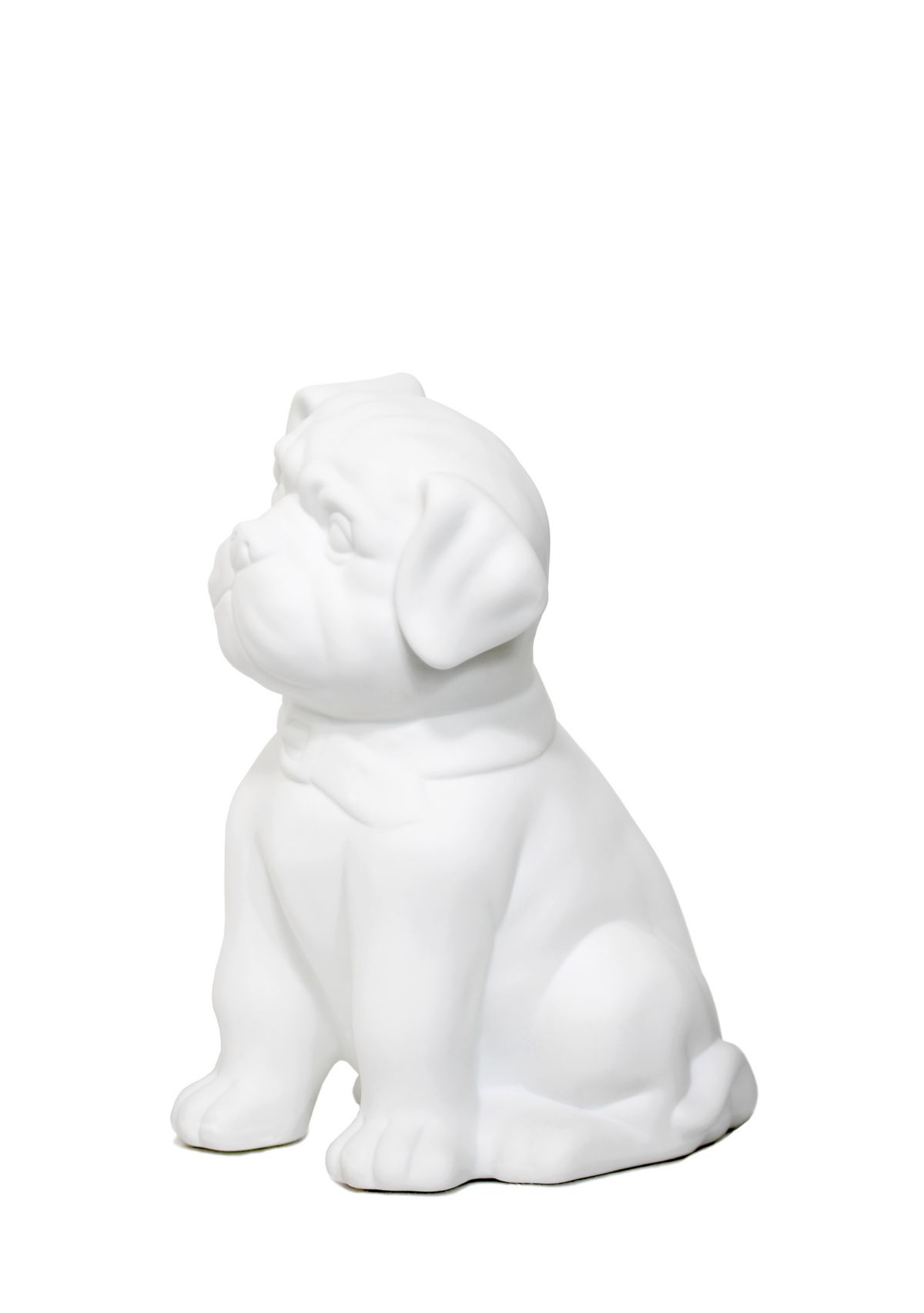 Porcelain Puppy Dog Shaped Table Lamp
