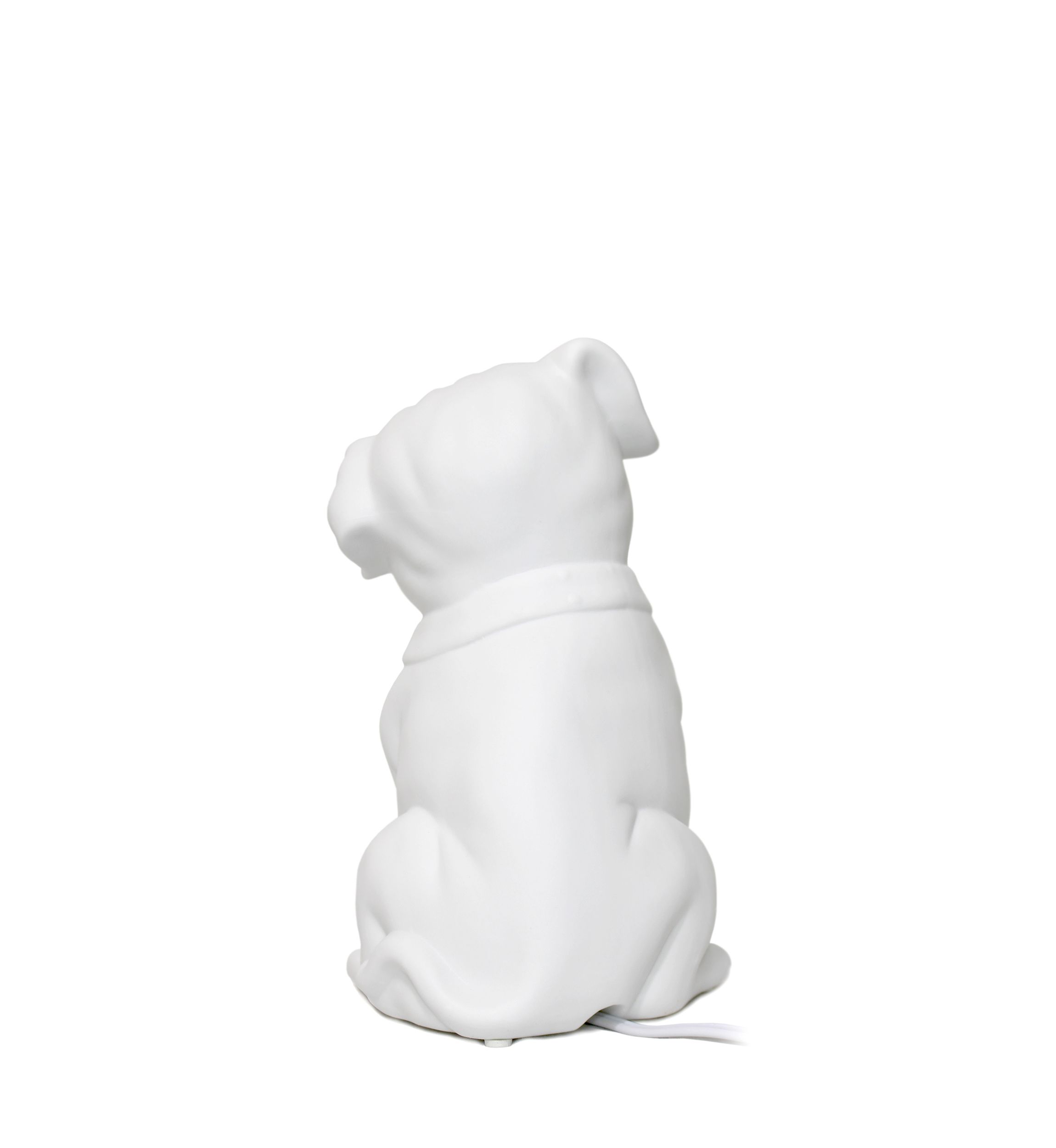 Porcelain Puppy Dog Shaped Table Lamp