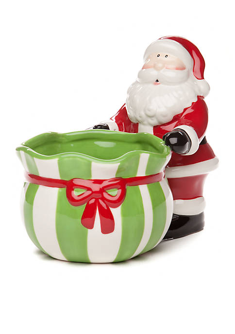 Home Accents® Christmas Day Santa Candy Bowl | belk