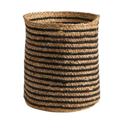 13.5-Inch Handmade Natural Jute Basket Planter