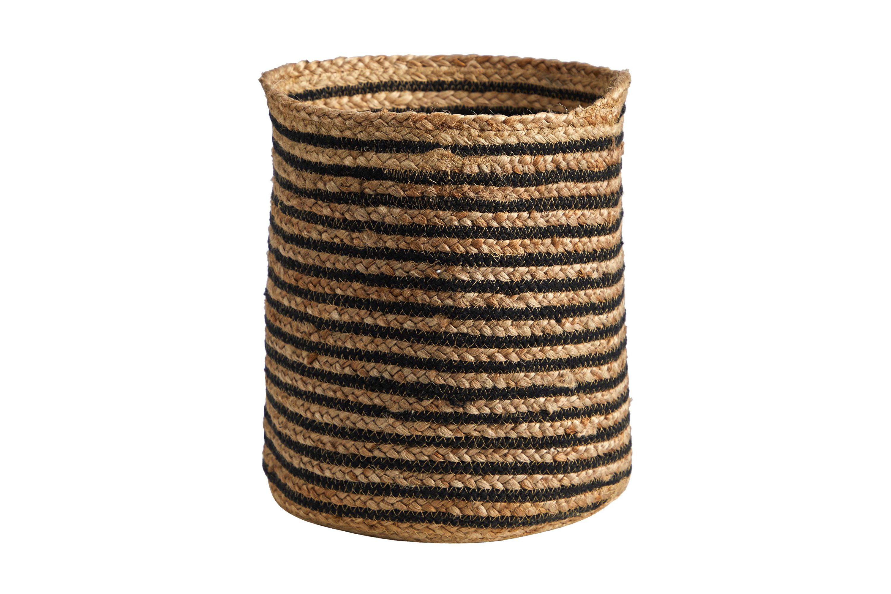 13.5-Inch Handmade Natural Jute Basket Planter