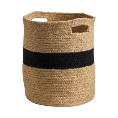 13.5-Inch Handmade Natural Cotton Basket Planter