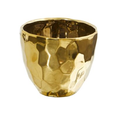 Nearly Natural 6-Inch Designer Gold Vase