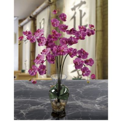 Phalaenopsis Liquid Illusion Silk Flower Arrangement