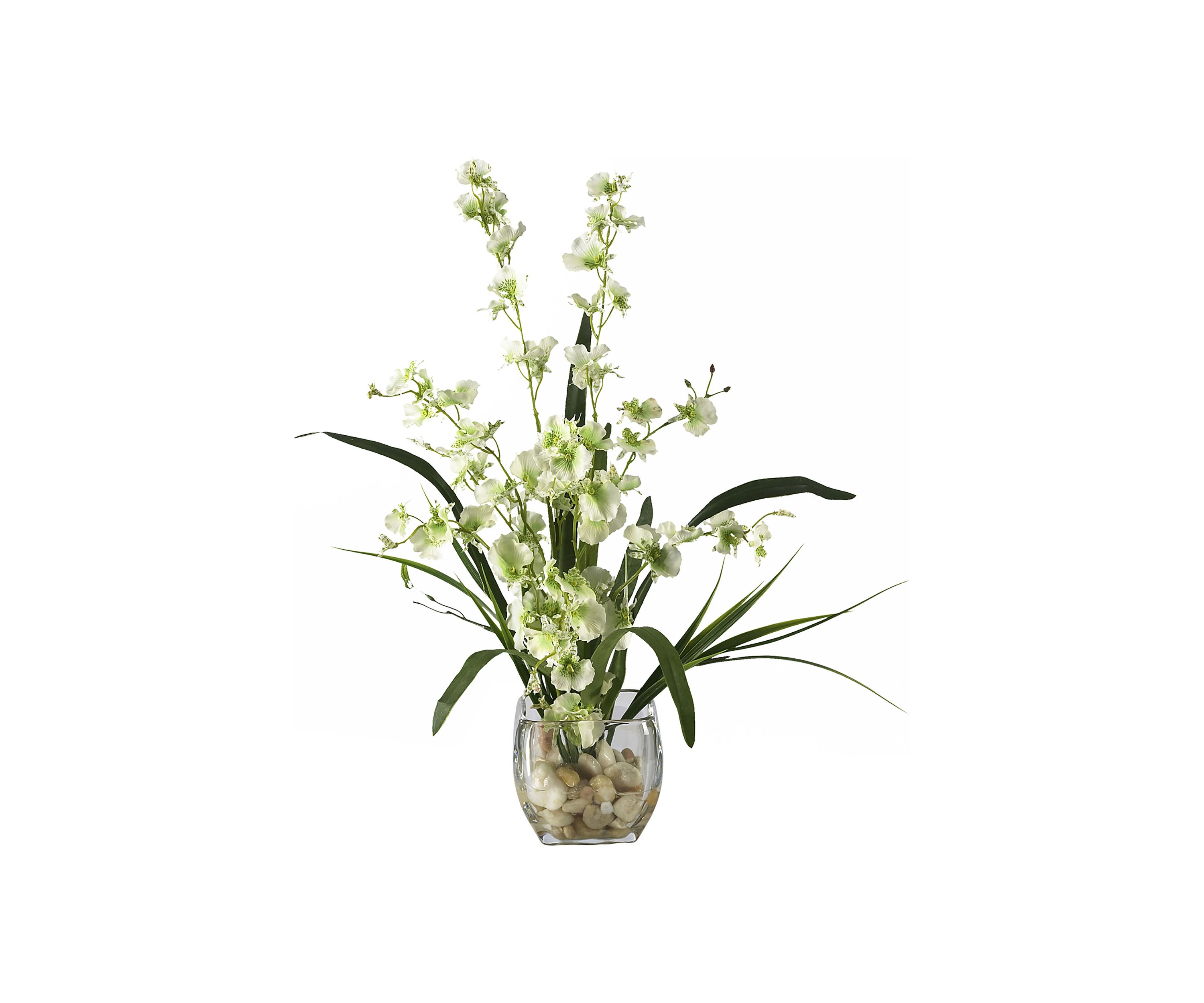 Dancing Lady Orchid Liquid Illusion Silk Flower Arrangement