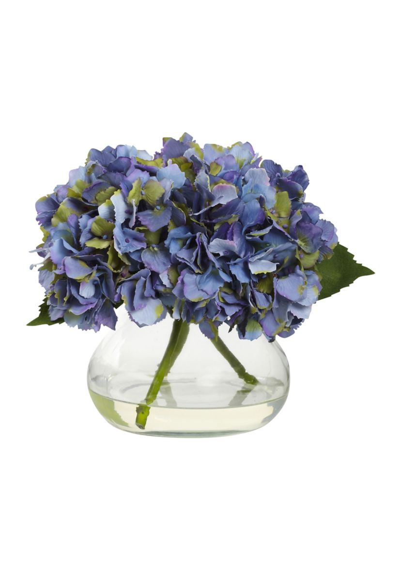 Blooming Hydrangea with Vase