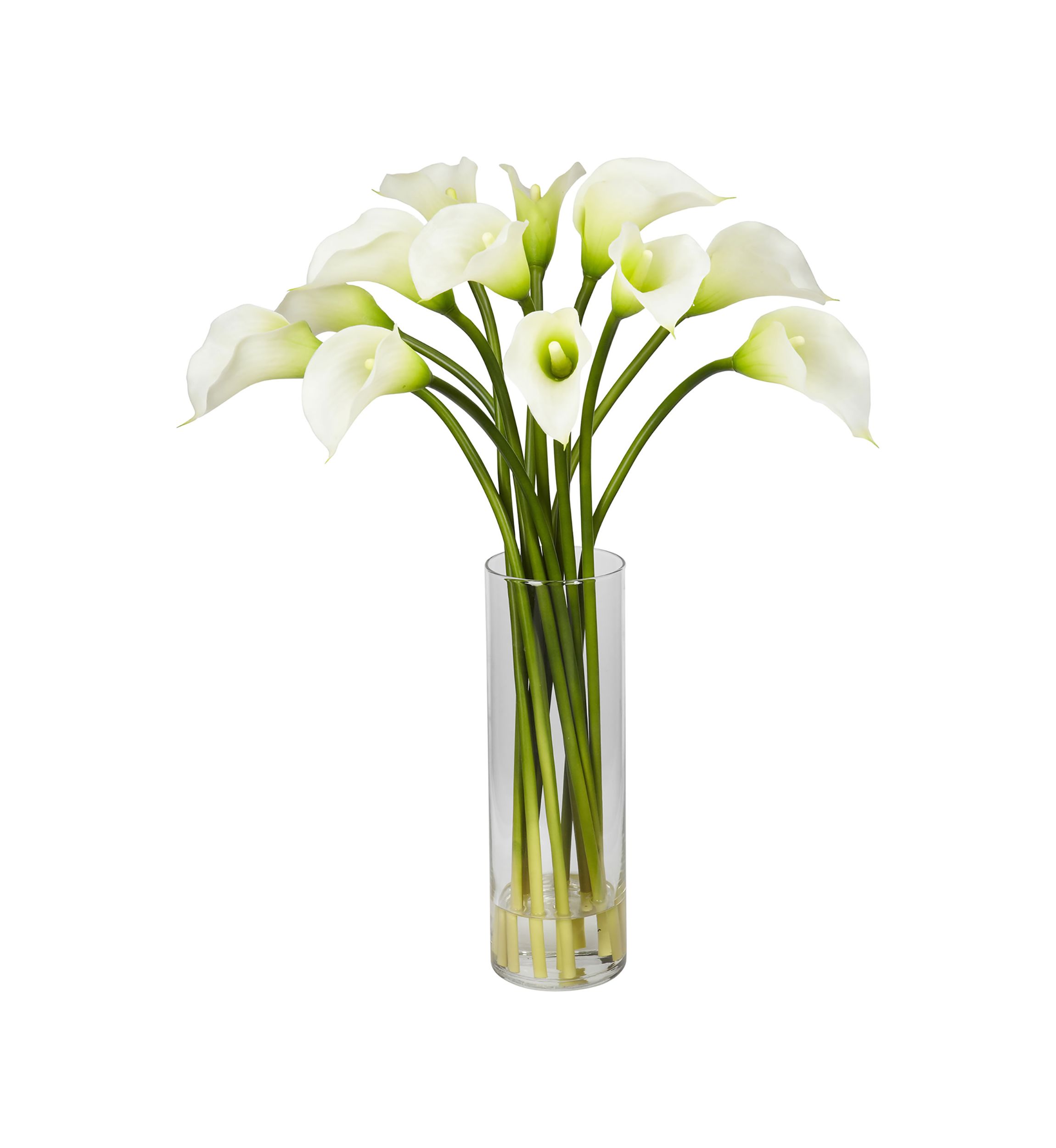 Mini Calla Lily Silk Flower Arrangement