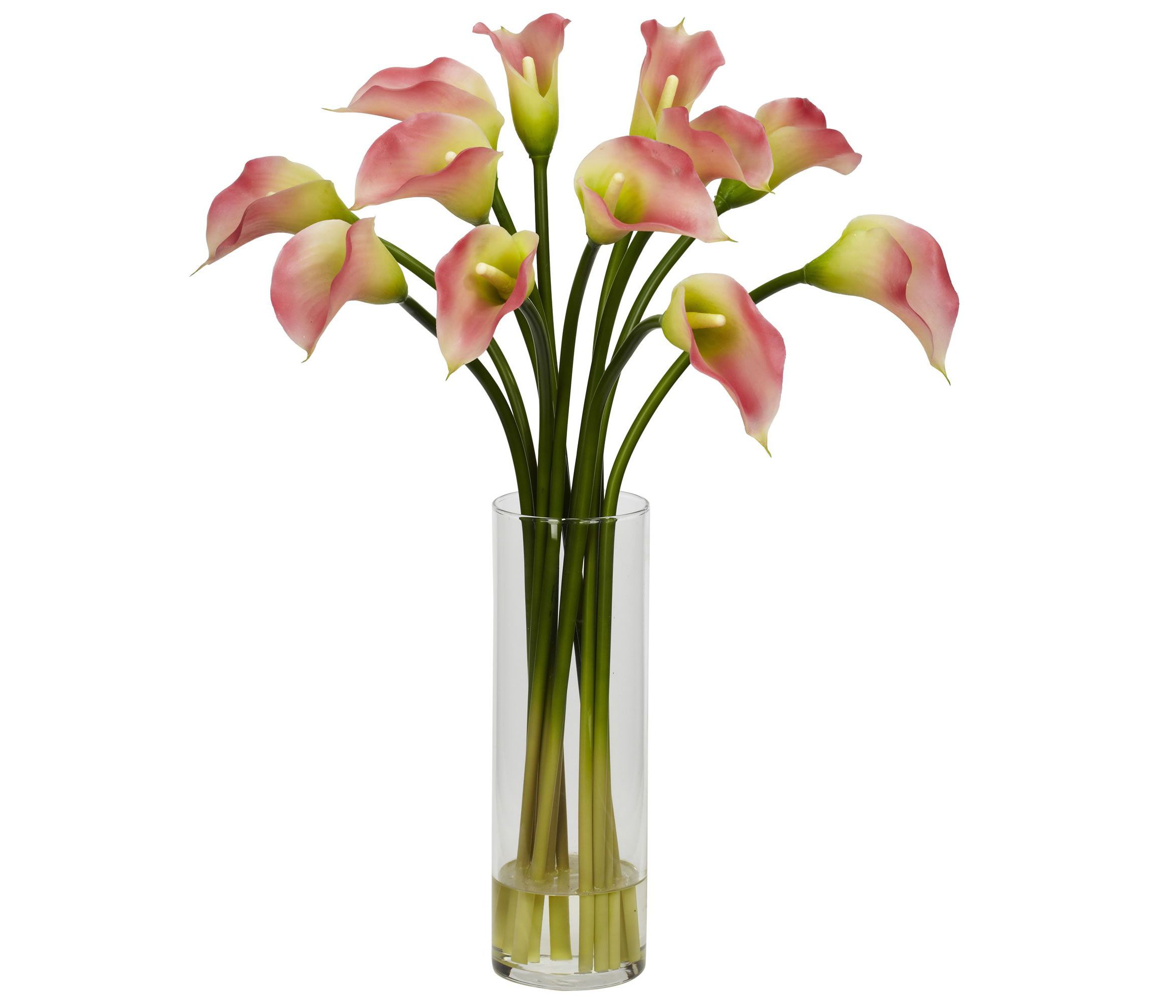 Mini Calla Lily Silk Flower Arrangement