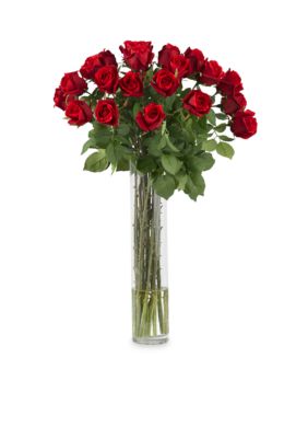 Rosebud With Cylinder Silk Flower Arrangement