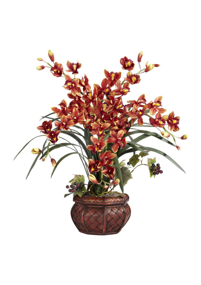  Large Cymbidium with Vase Arrangement 