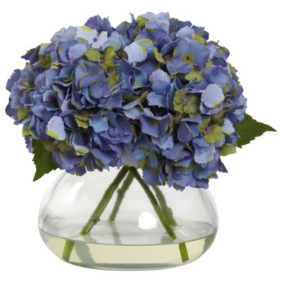 Large Blooming Hydrangea with Vase