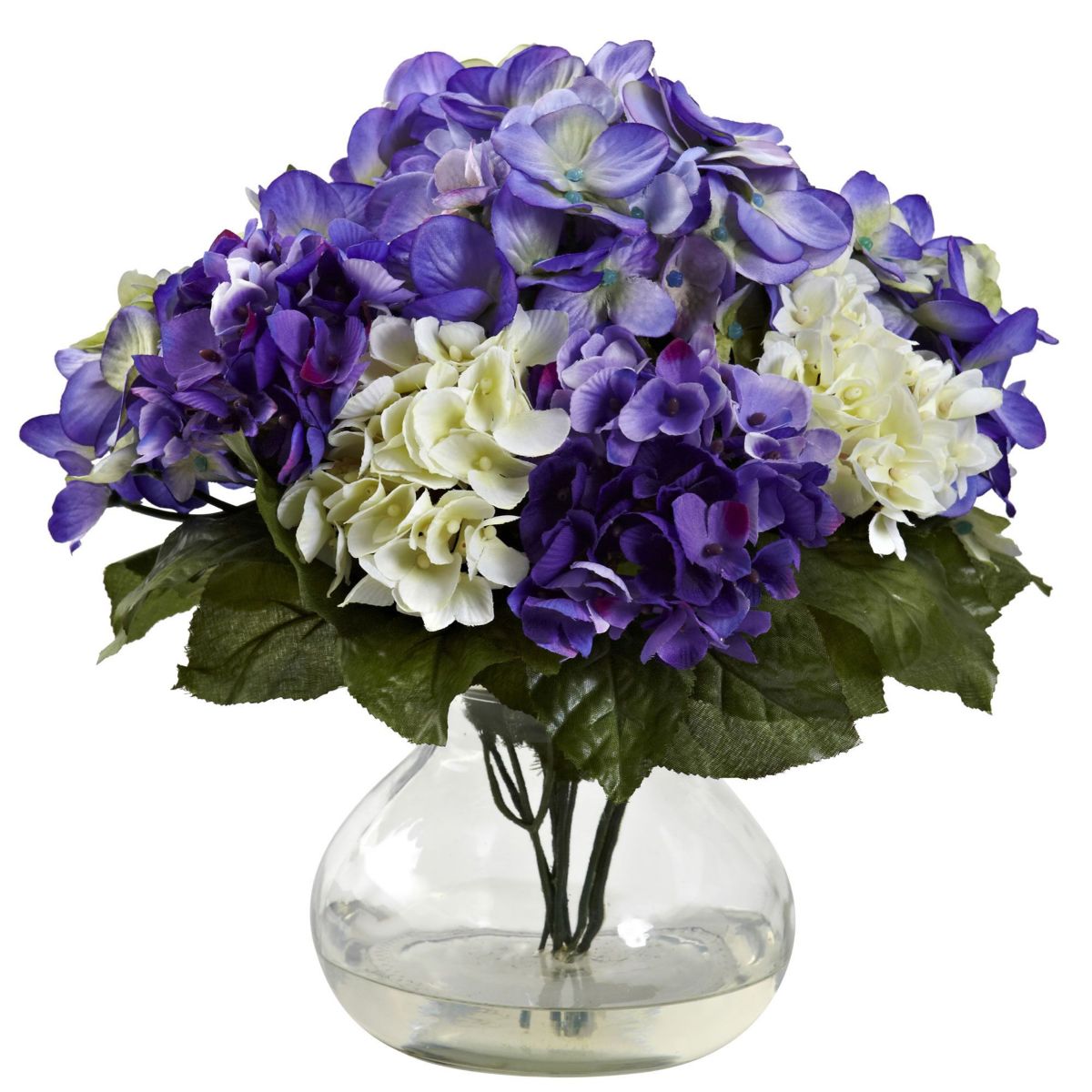 Mixed Hydrangea with Vase