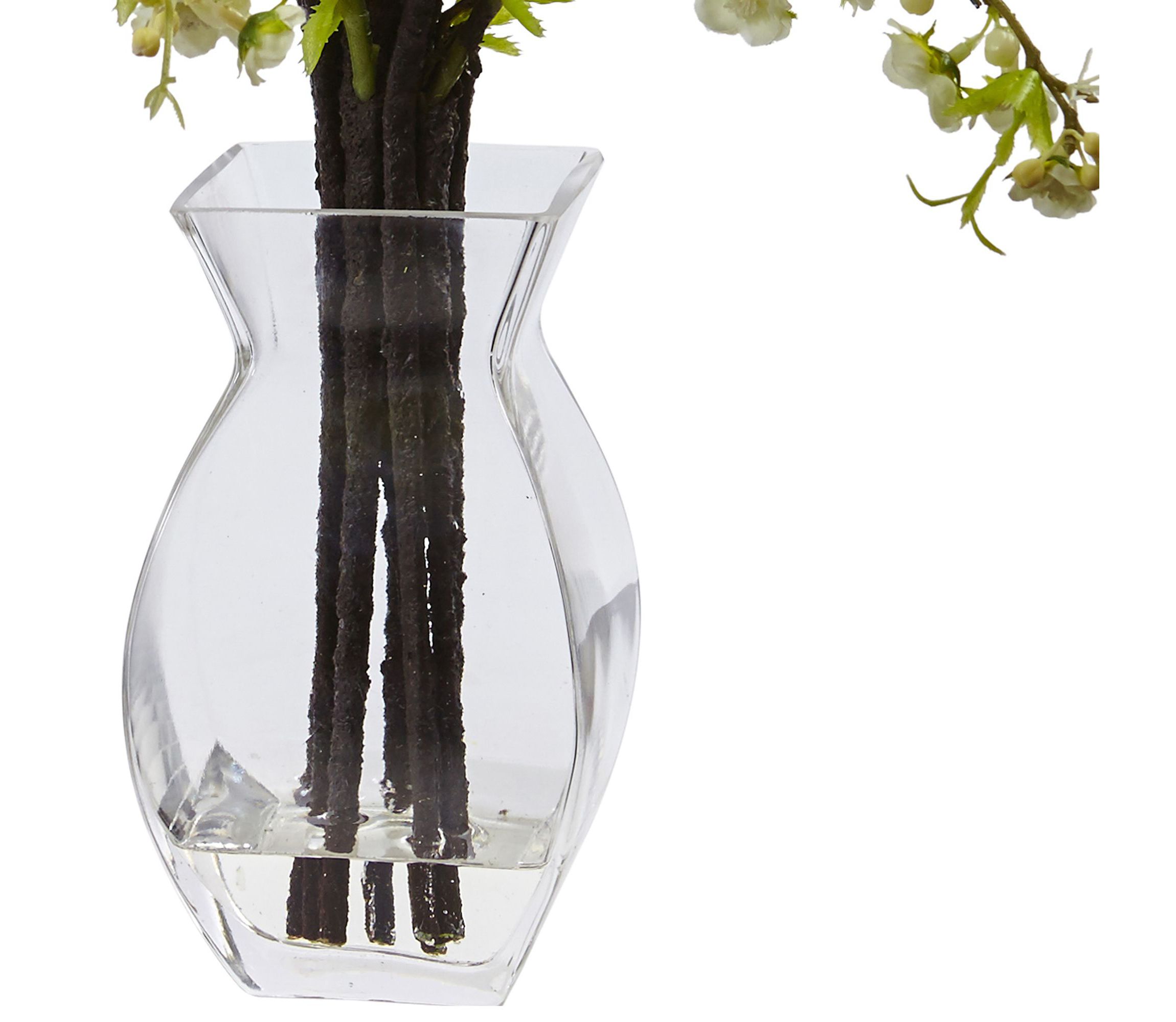 Cherry Blossom in Glass Vase