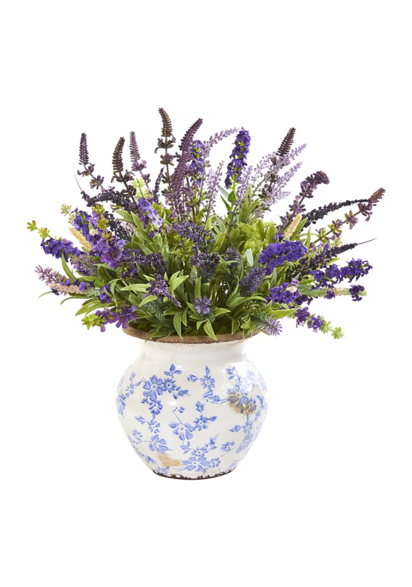 Lavender Arrangement in Floral Vase