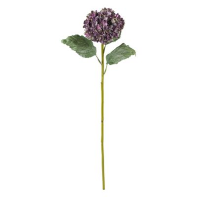 Nearly Natural 30-Inch Hydrangea Artificial Flower (Set of 4), Purple