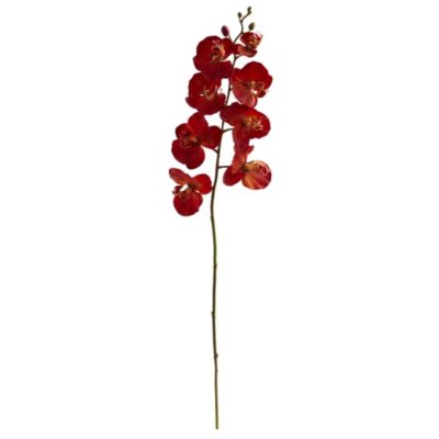 30-Inch Autumn Phalaenopsis Artificial Flower (Set of 6)