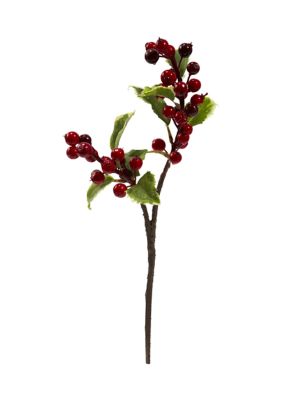 16in. Holly Berry Artificial Flower Set of 6