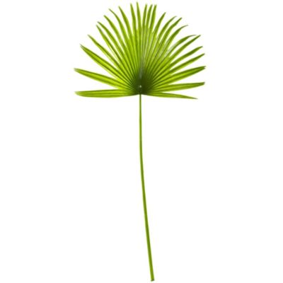 Nearly Natural 33-Inch Fan Palm Artificial Spray Plant (Set of 6), Green