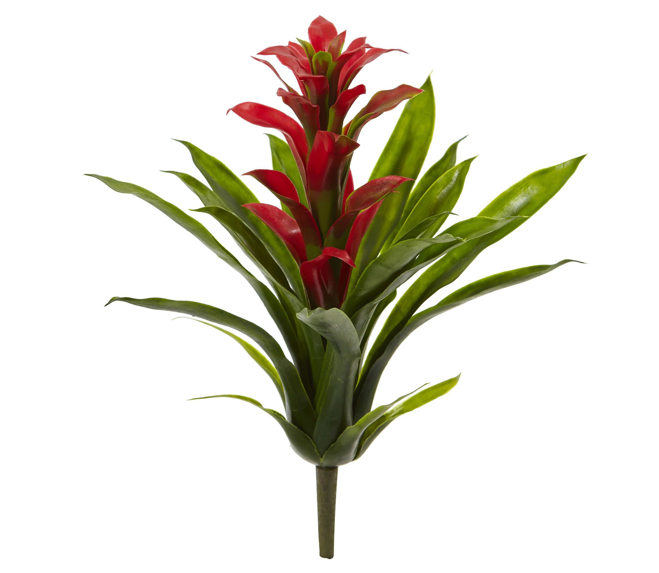 15-Inch Bromeliad Artificial Flower (Set of 4)