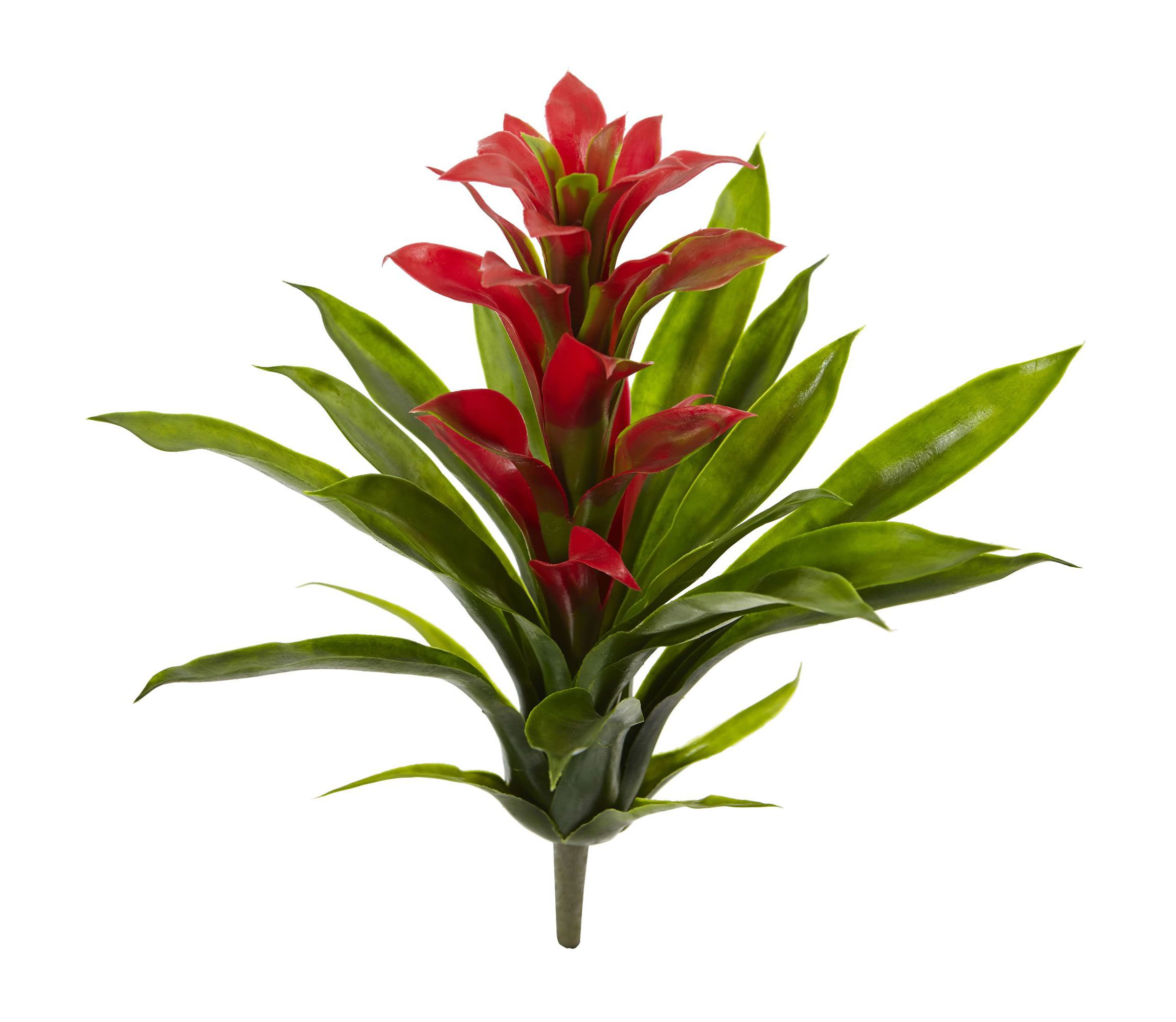 15-Inch Bromeliad Artificial Flower (Set of 4)