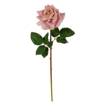 Nearly Natural 20-Inch Rose Artificial Flower (Set of 6)