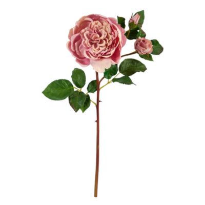 Nearly Natural 22-Inch Rose Artificial Flower (Set of 6)