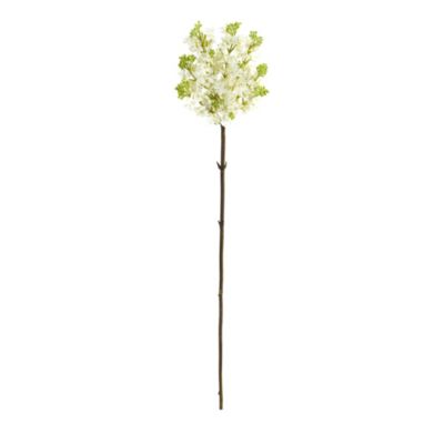 Nearly Natural 32-Inch Lilac Artificial Flower (Set of 4), White