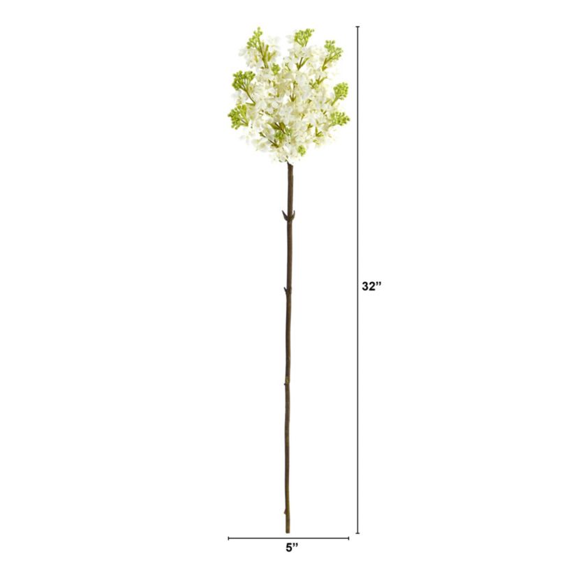 32-Inch Lilac Artificial Flower (Set of 4)