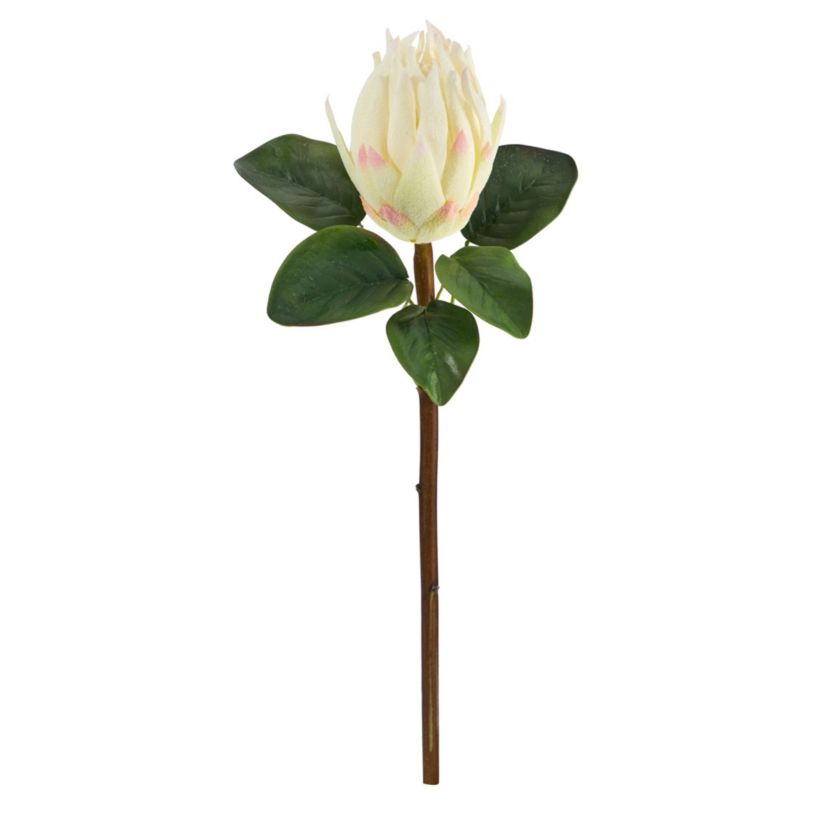 23-Inch King Protea Artificial Flower (Set of 4)