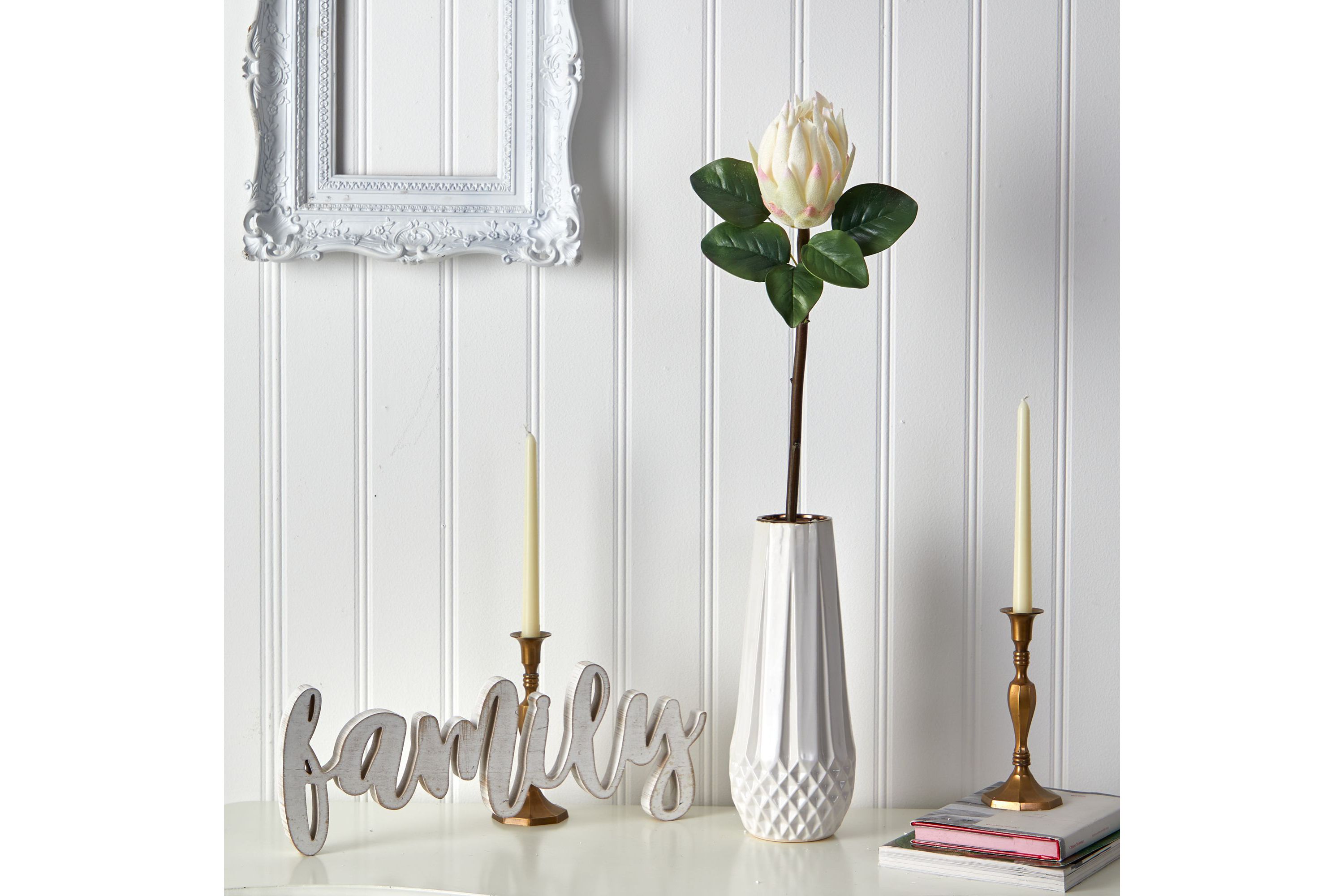 23-Inch King Protea Artificial Flower (Set of 4)