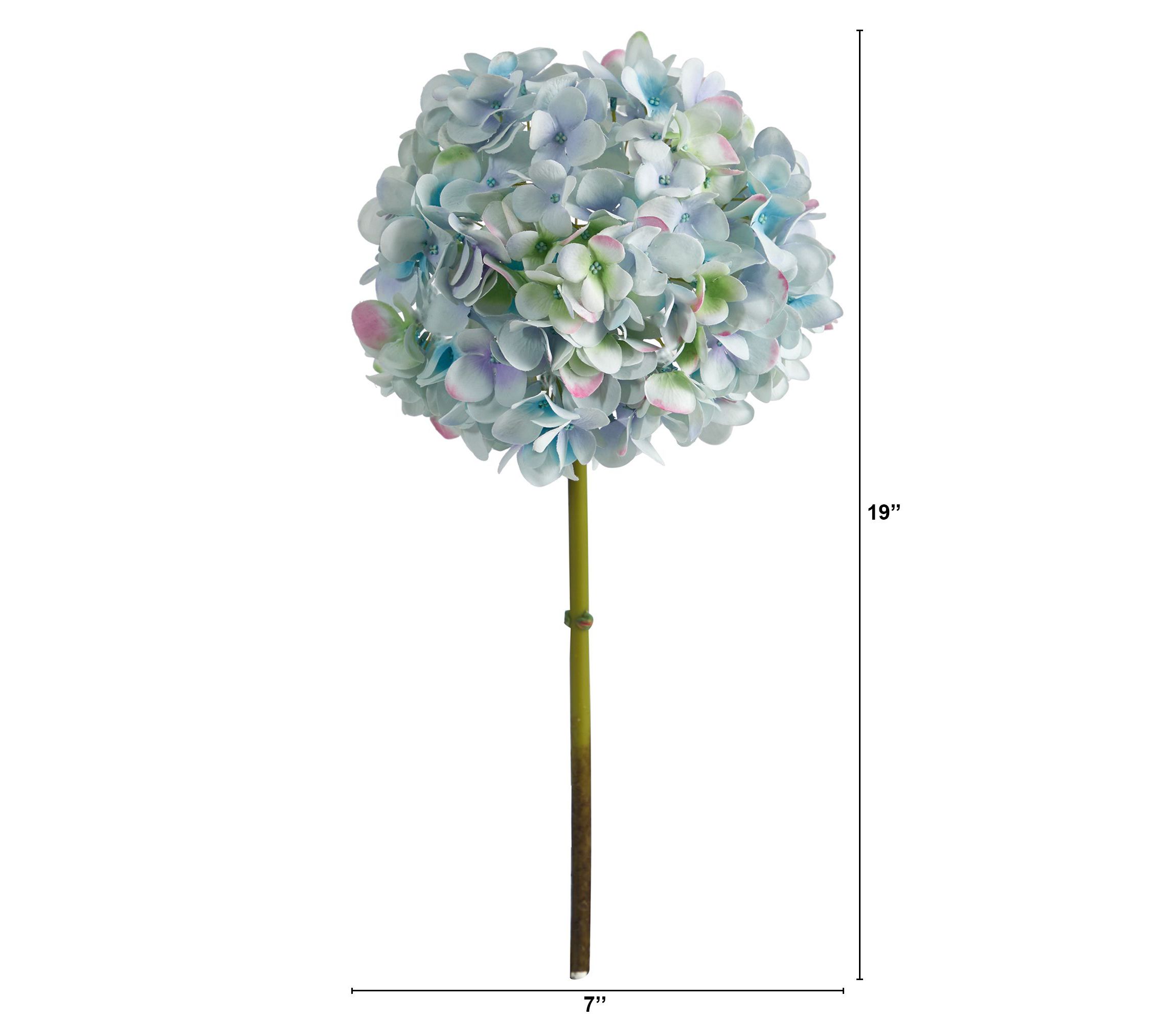 19-Inch Hydrangea Artificial Flower (Set of 3)