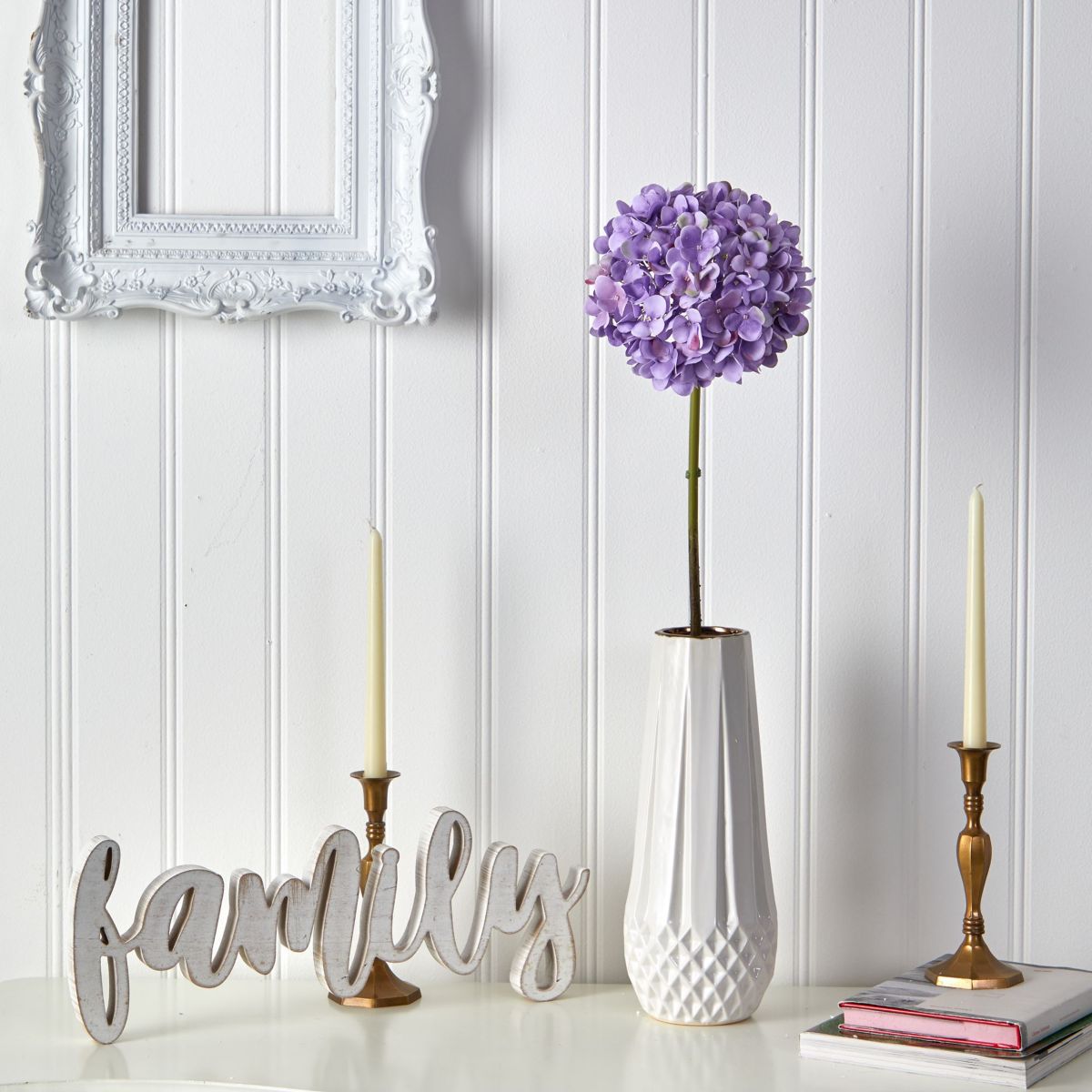 19-Inch Hydrangea Artificial Flower (Set of 3)