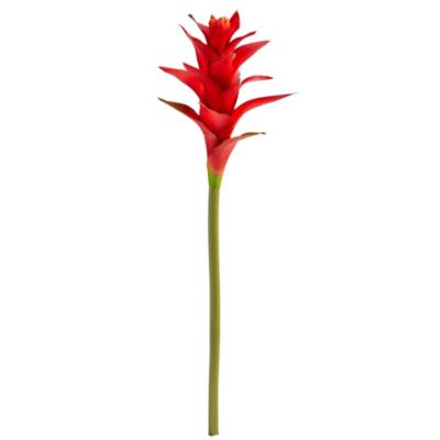 Nearly Natural 23-Inch Star Bromeliad Artificial Flower (Set of 6)