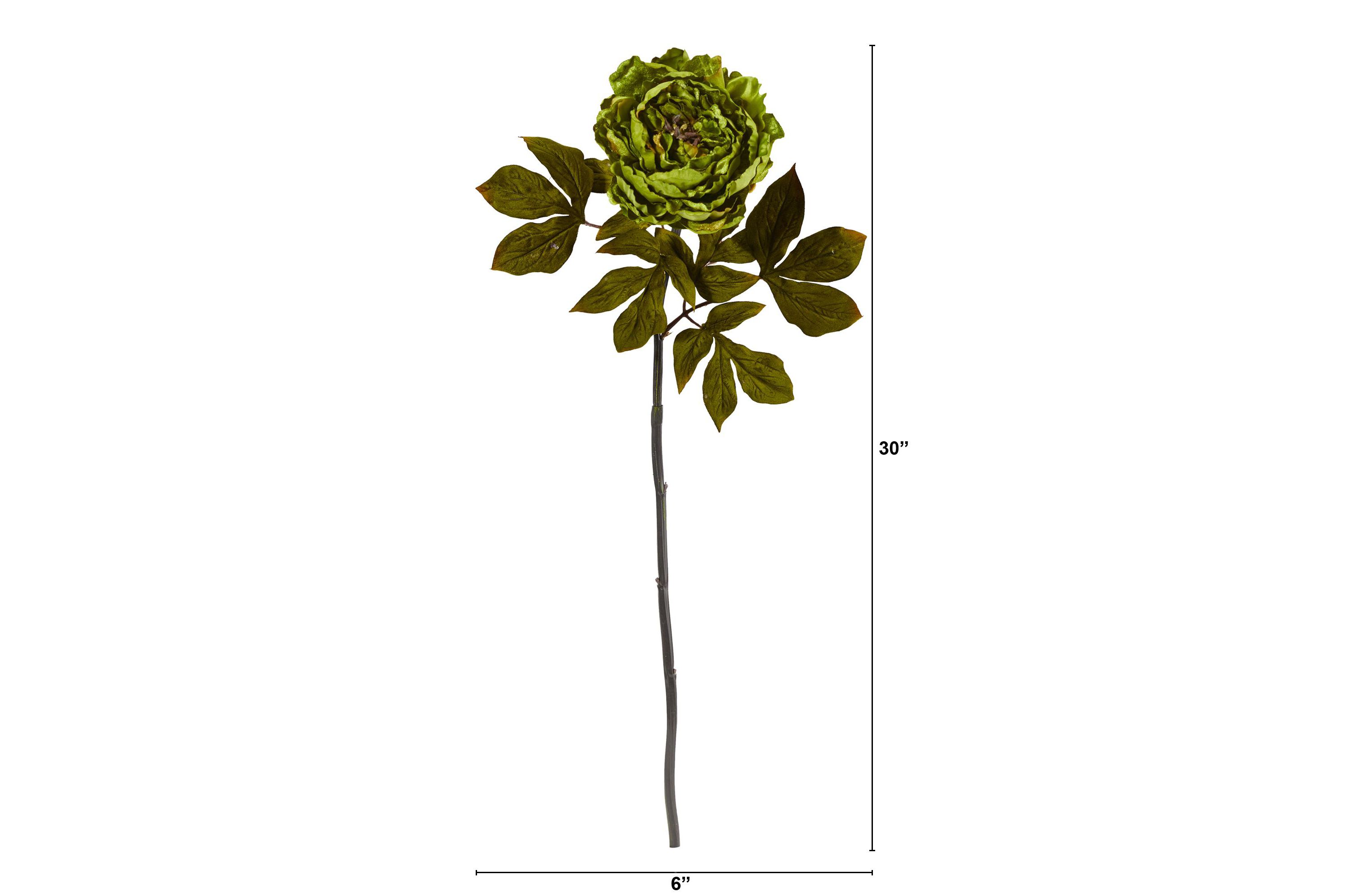 30-Inch Peony Artificial Flower (Set of 6)
