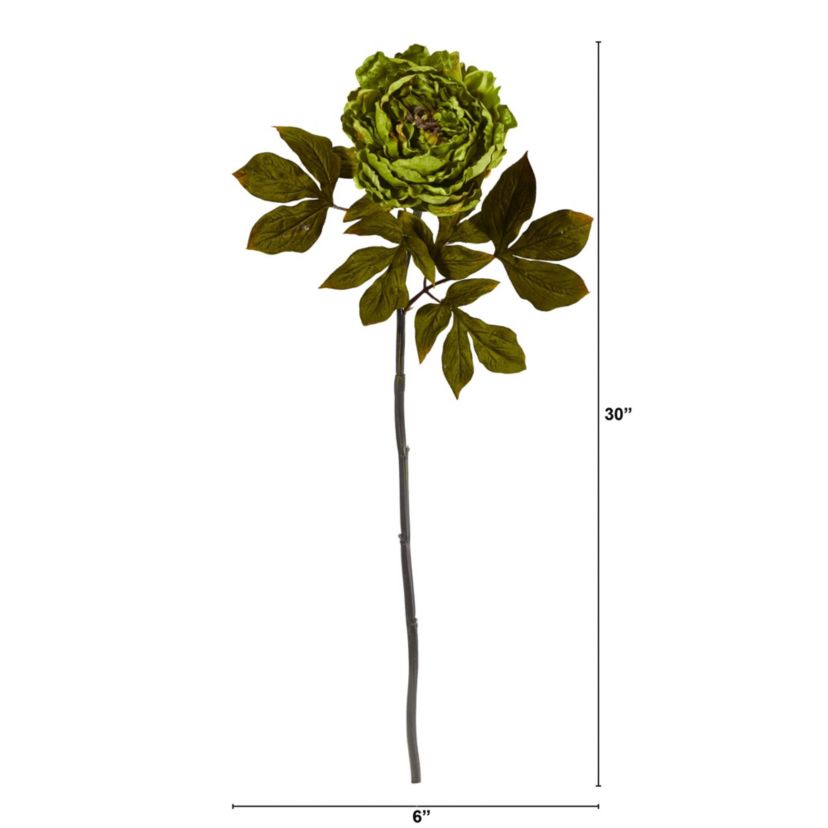 30-Inch Peony Artificial Flower (Set of 6)