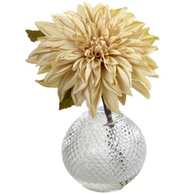 Dahlia with Decorative Vase (Set of 3)