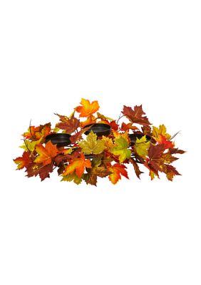 Maple Leaf Artificial Arrangement Candelabrum