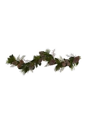 6' Pinecone and Pine Artificial Garland