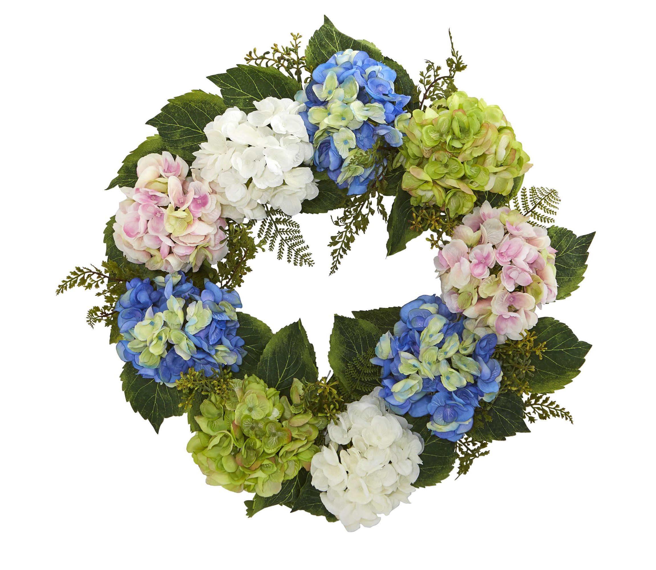 24-Inch Hydrangea Wreath