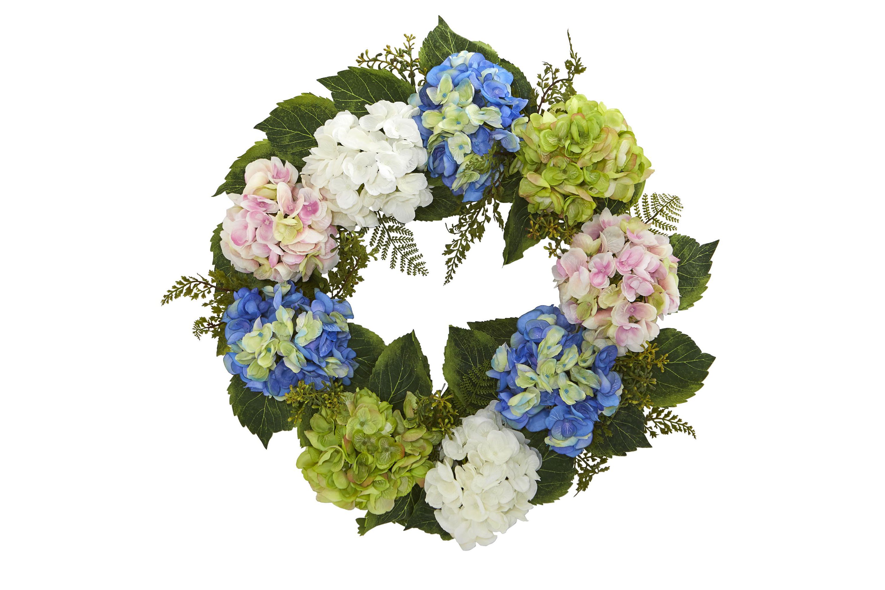 24-Inch Hydrangea Wreath