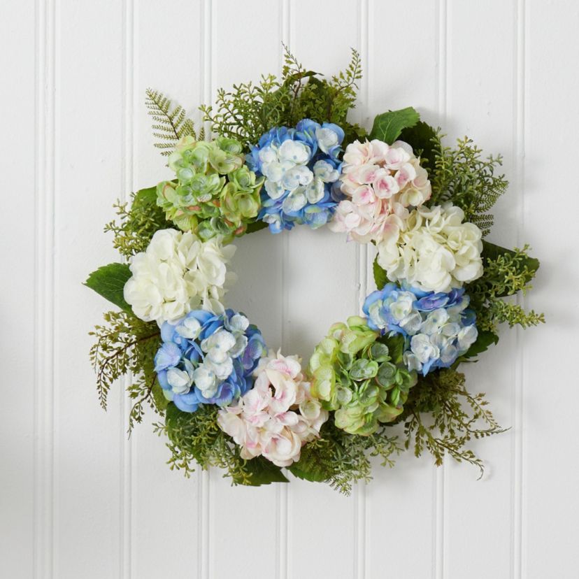 24-Inch Hydrangea Wreath