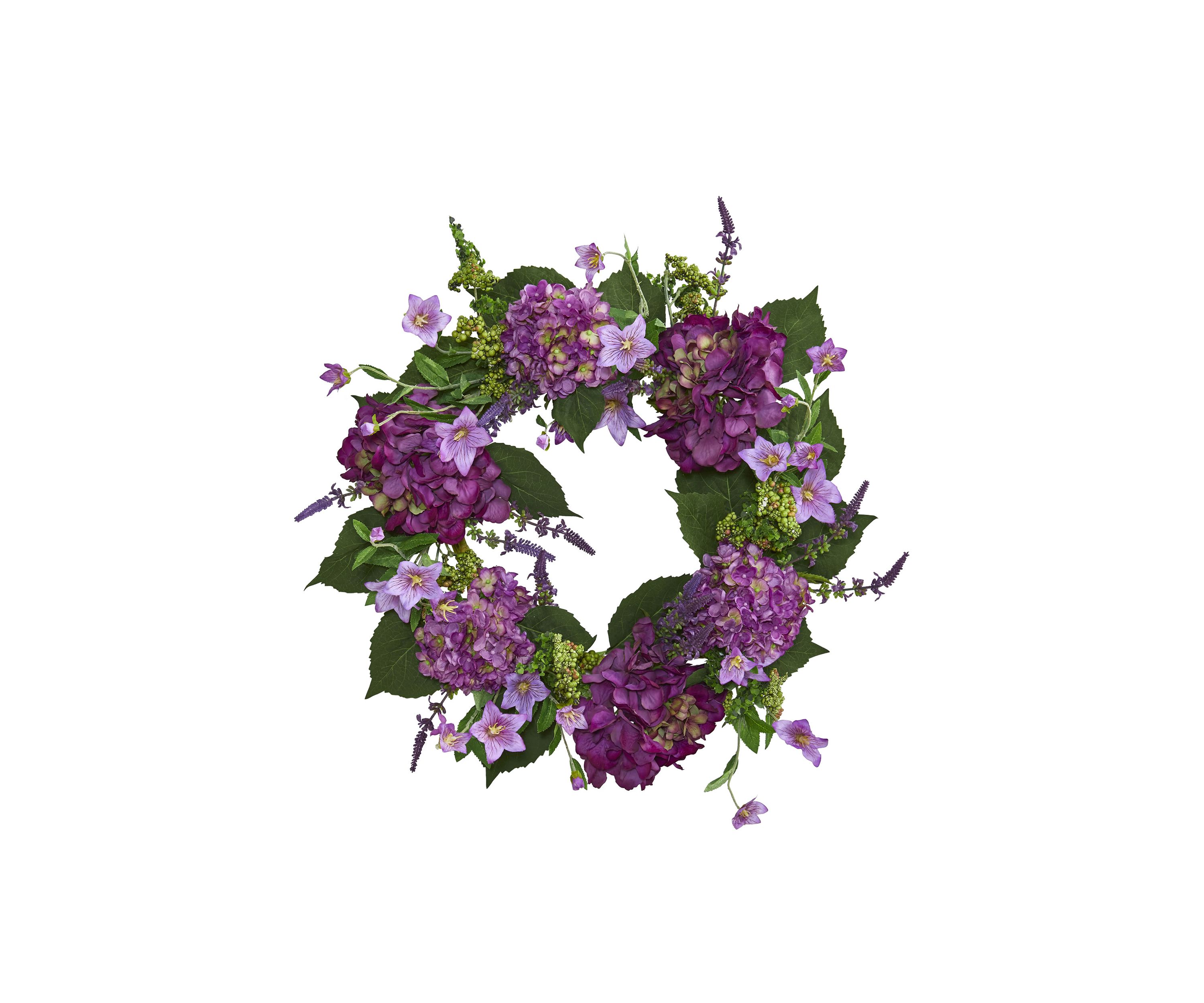Hydrangea Artificial Wreath