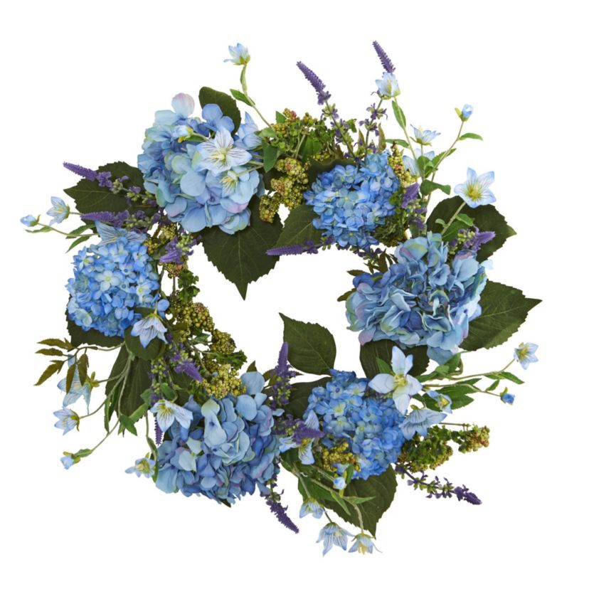 24-Inch Hydrangea Wreath